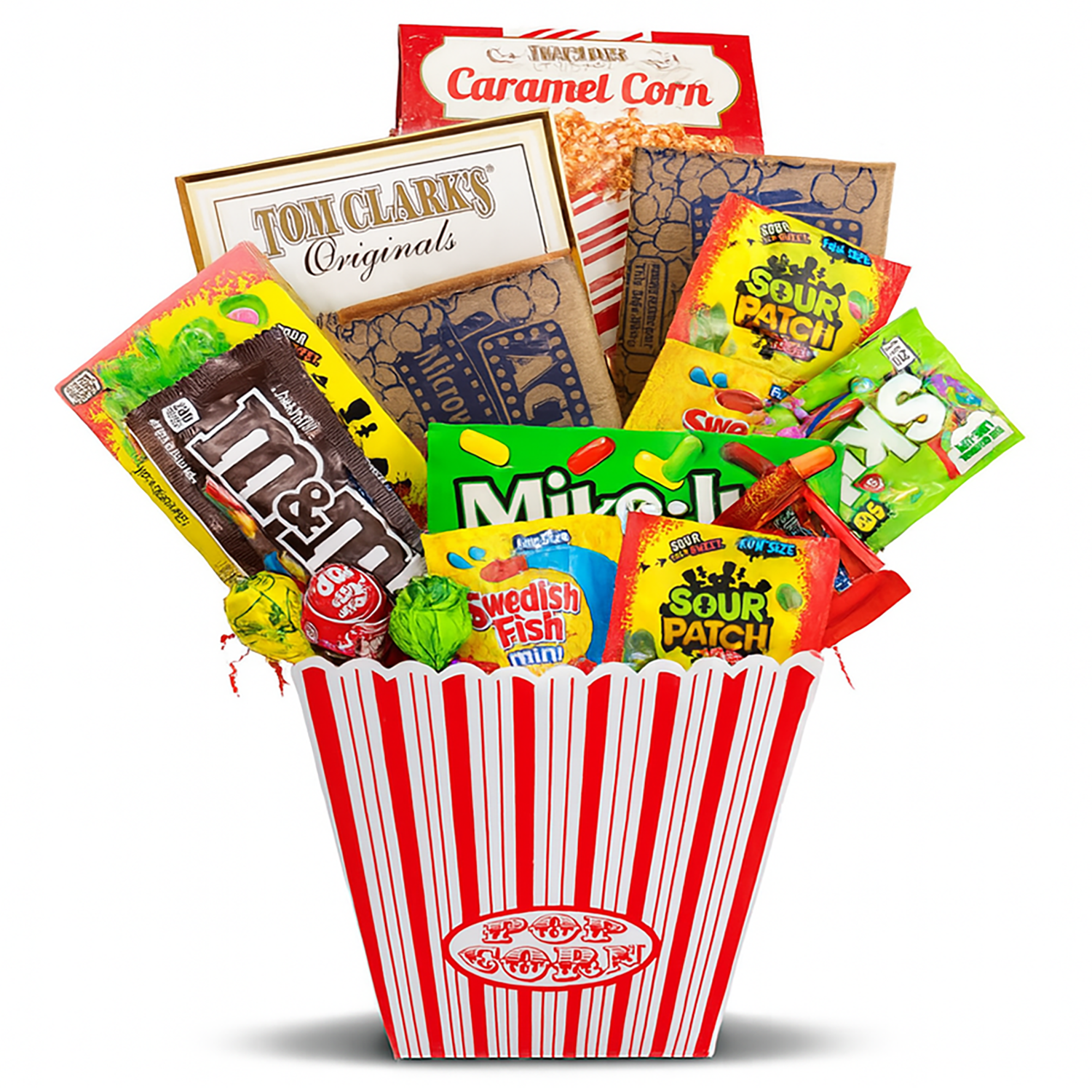 Ultimate Movie Night Gift Basket – Gourmet Popcorn, Candy & Snacks