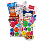 gift basket on white background
