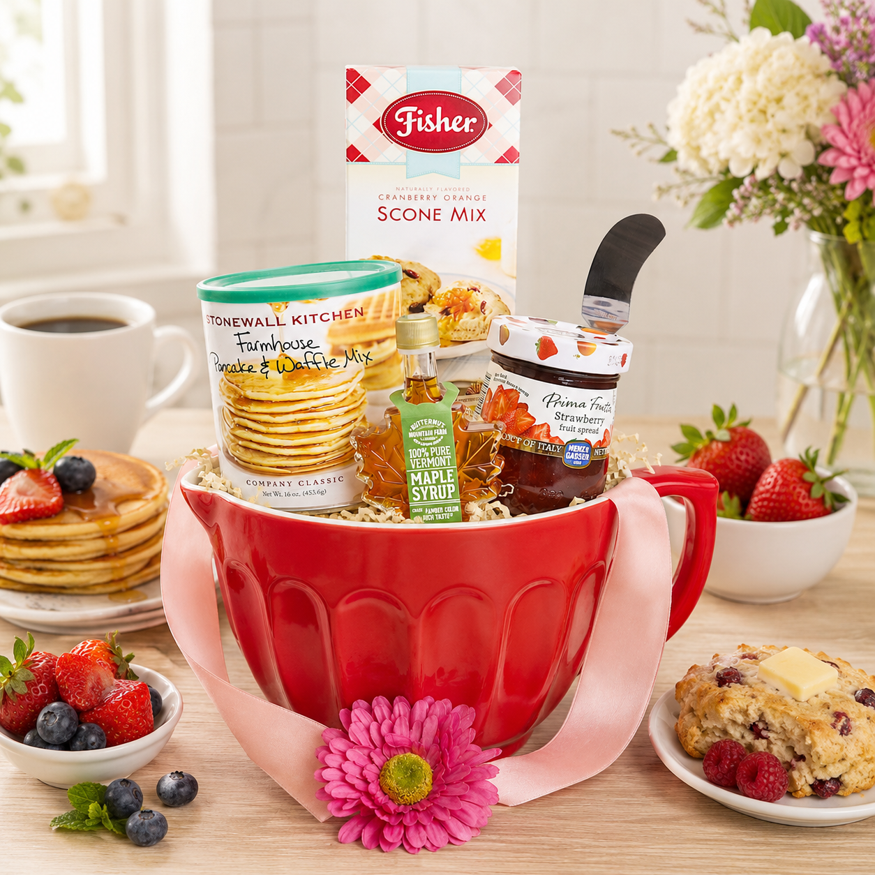 Home Made Morning Baking Gift Basket gourmet gift basket from Beyond the Bow Gifts