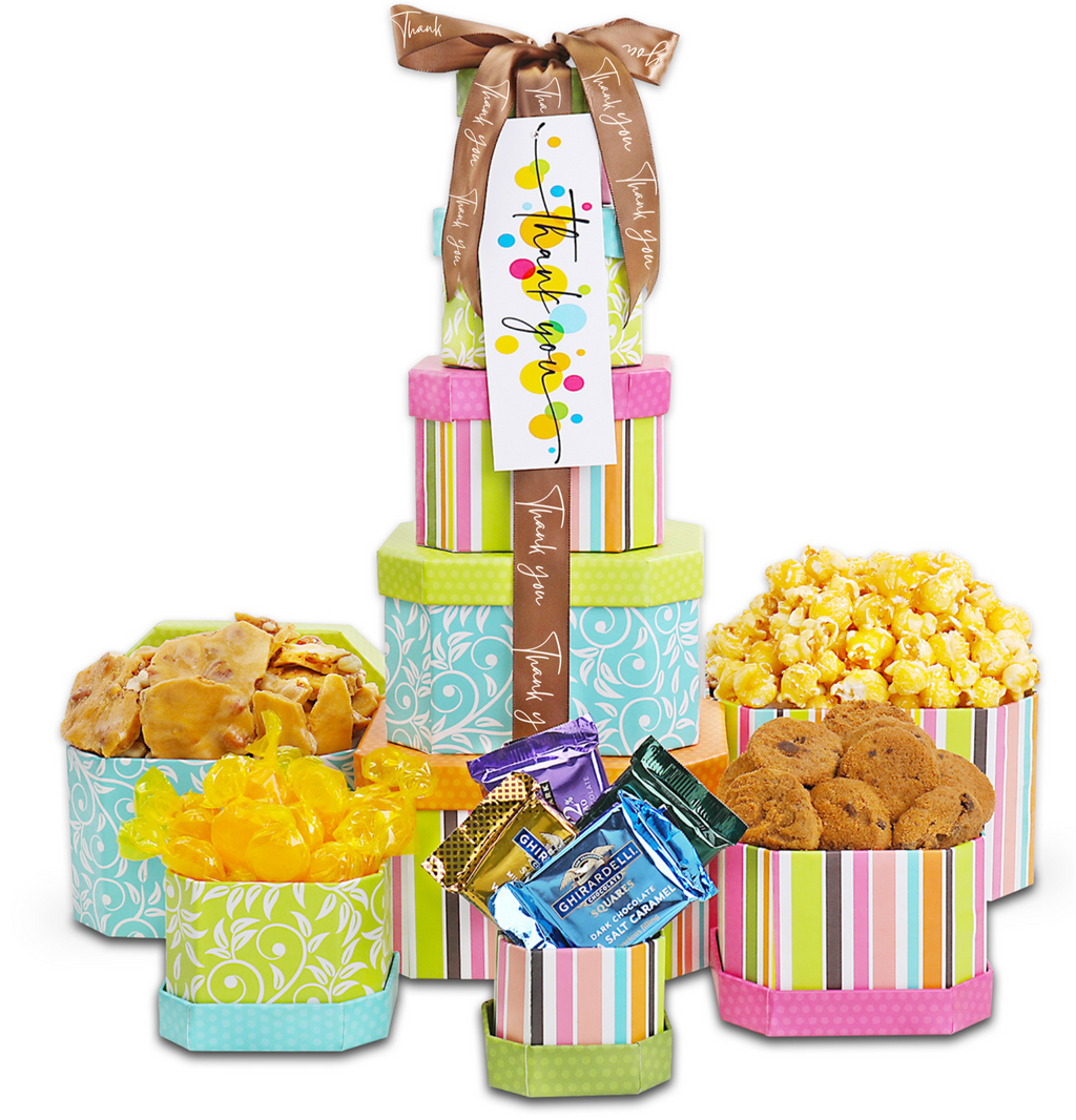 Thank You Treats Gift Tower