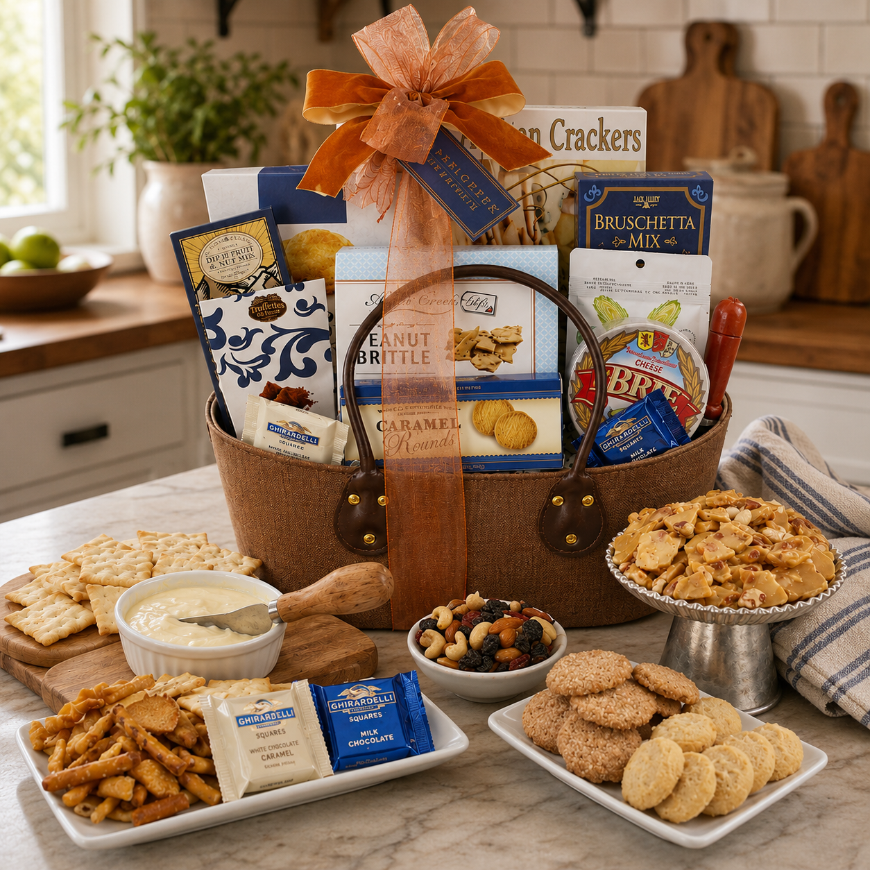 The Gourmet Choice Gift Basket gourmet gift basket from Beyond the Bow Gifts