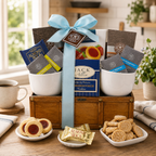 Coffee Bean & Tea Leaf Signature Blend Gift Basket gourmet gift basket from Beyond the Bow Gifts