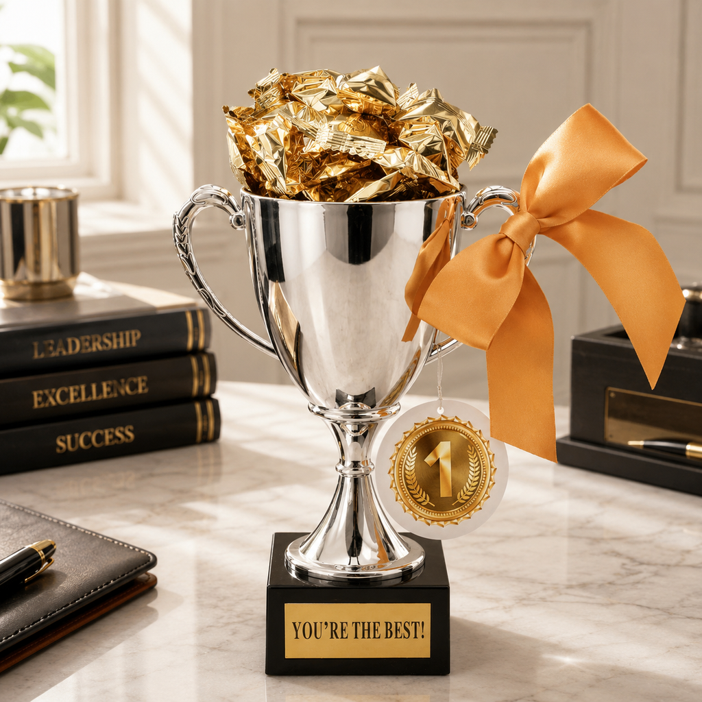 You're # 1 Gift thank you gift basket with gourmet treats from Beyond the Bow Gifts