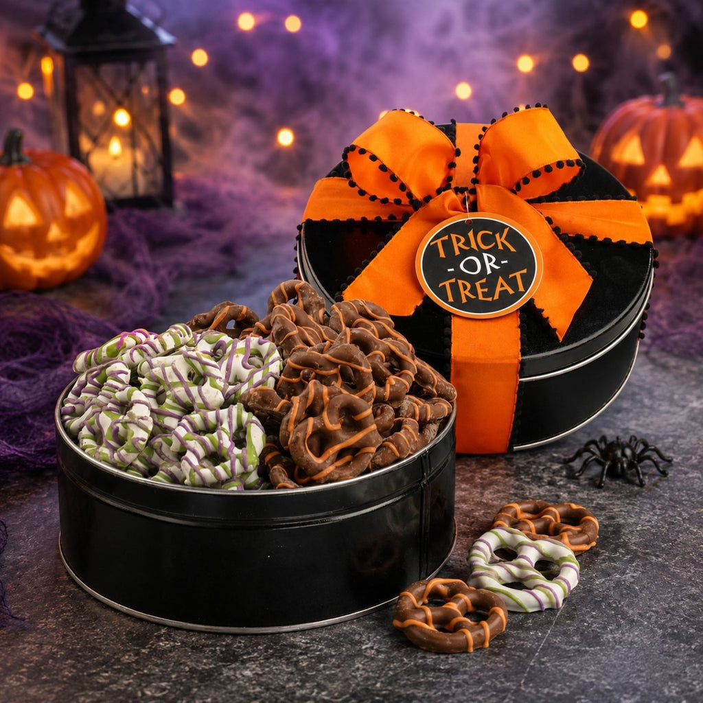 Frightfully Delightful Halloween Pretzel Treats Gift