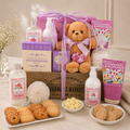 Luxury Pampered Rose Gift Basket spa gift basket with self-care treats from Beyond the Bow Gifts