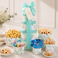 Springtime Treats Tower gourmet gift basket from Beyond the Bow Gifts