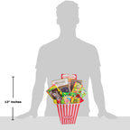 Ultimate Movie Night Gift Basket – Gourmet Popcorn, Candy & Snacks