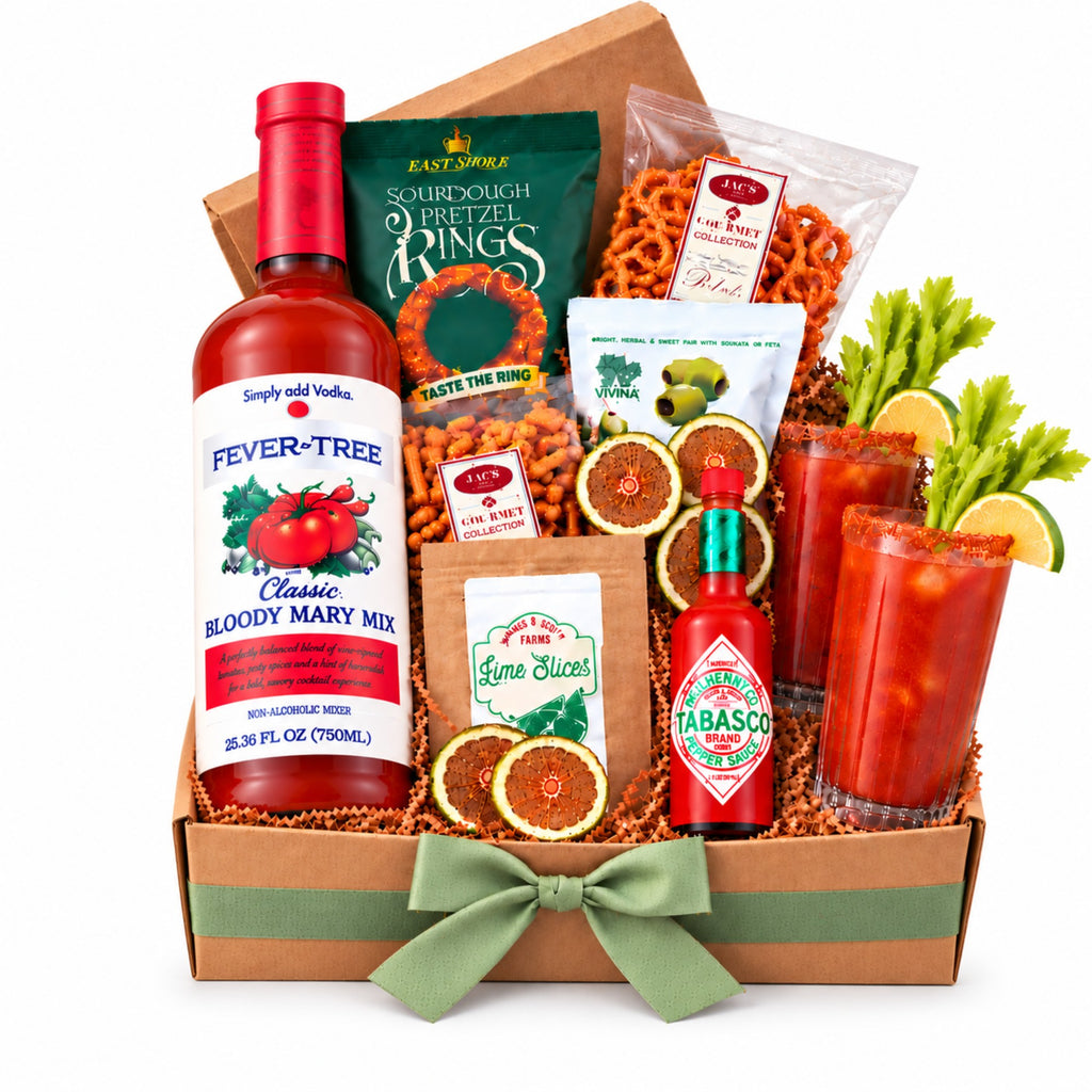 gift box with contents displayed inside