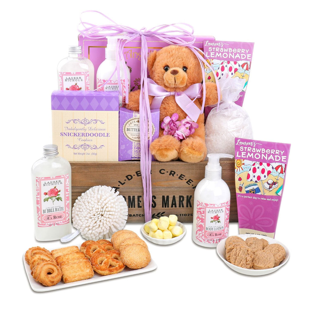 Luxury Pampered Rose Gift Basket
