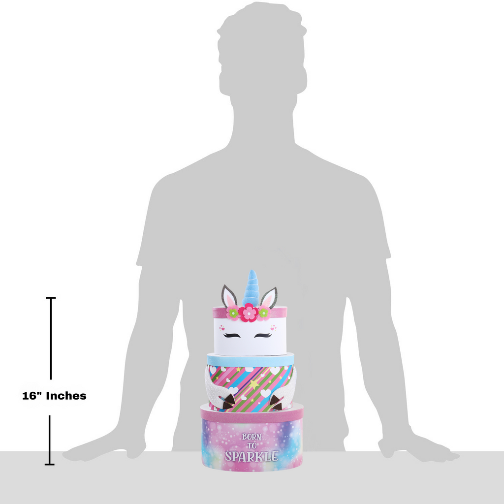 Born to Sparkle Unicorn Candy Gift Tower – Unicorn Candy Gift for Kids