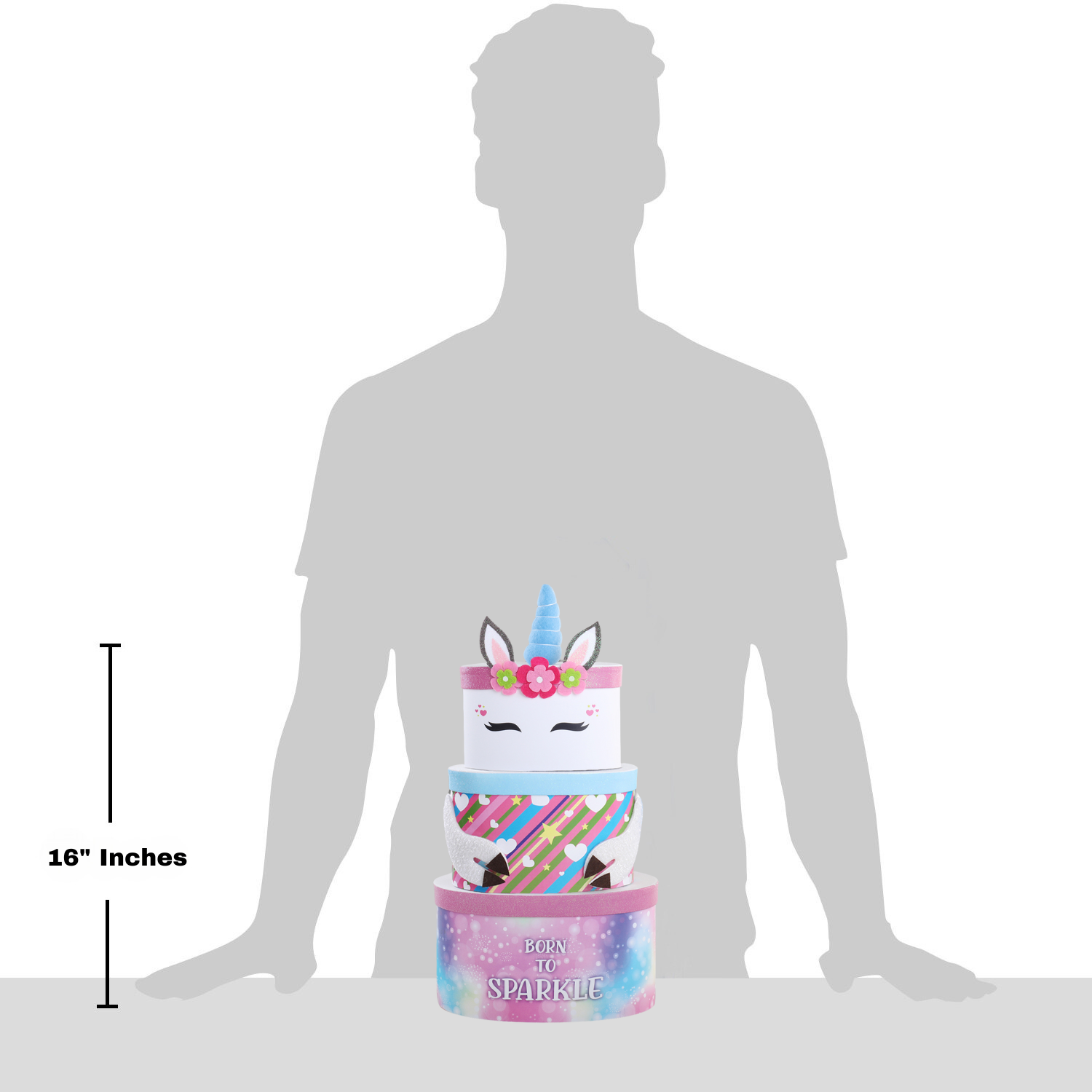 Pink Tricycle Diaper Cake Baby Gift – New Baby Gift