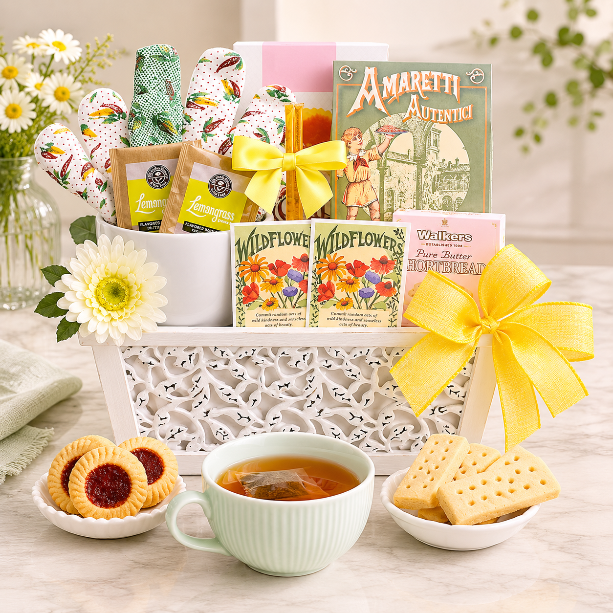 Planted With Love Gift Basket gourmet gift basket from Beyond the Bow Gifts