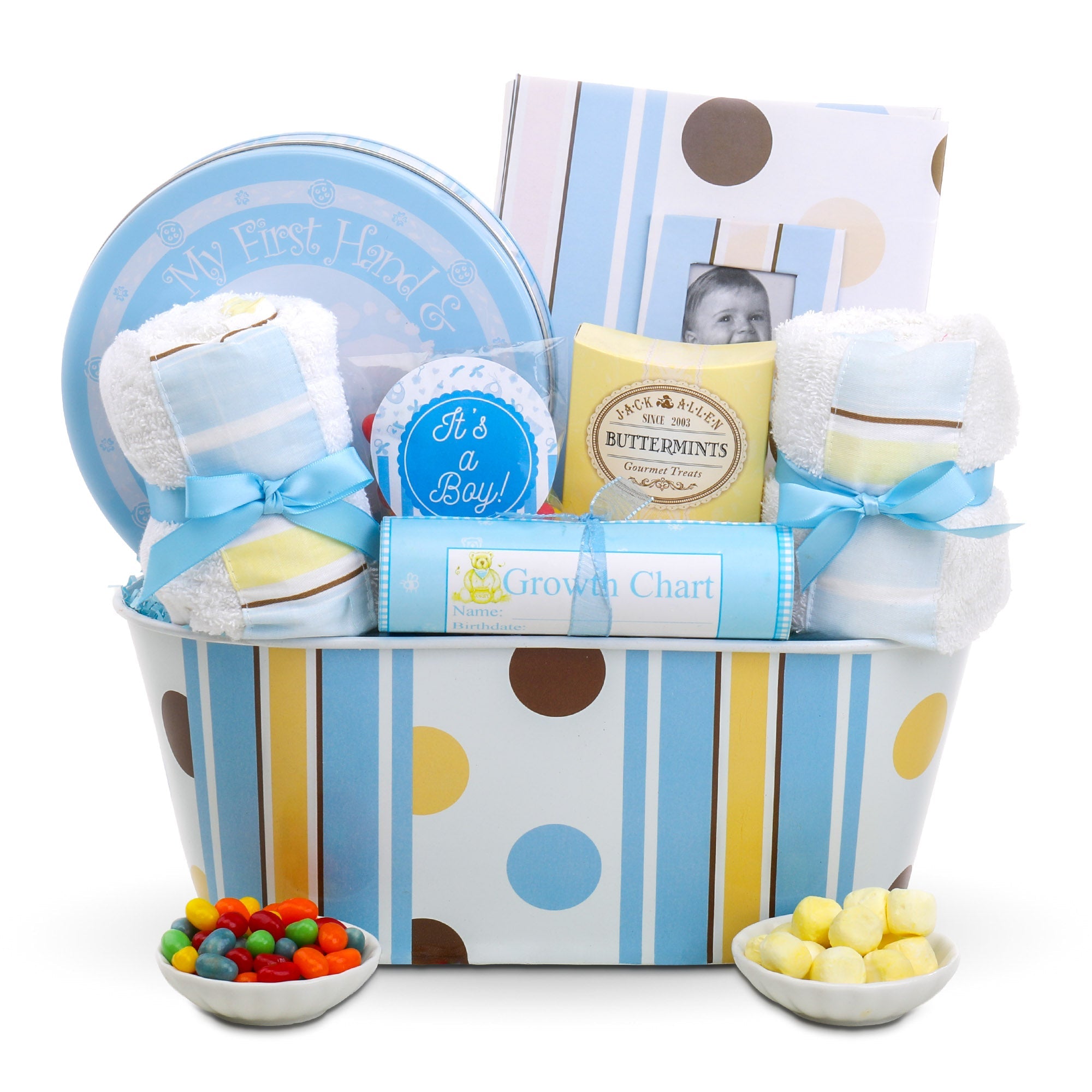 Welcome to the World Boy Basket – New Baby Gift